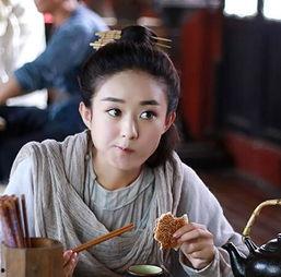 赵丽颖中餐餐厅吃瓜视频